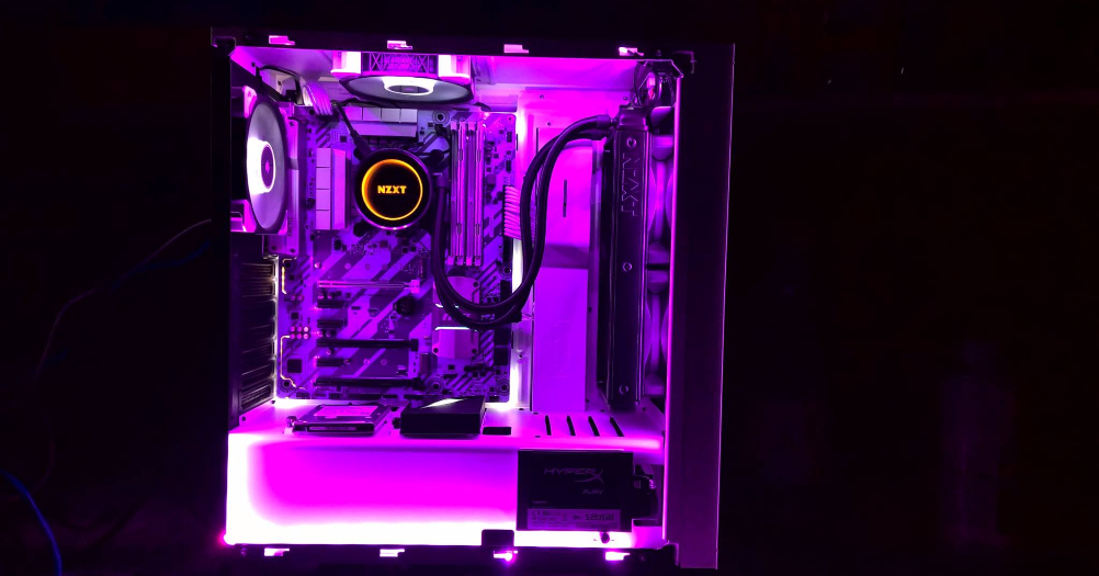 NZXT S340 Tempered Glass, NZXT Kraken X52, NZXT HUE